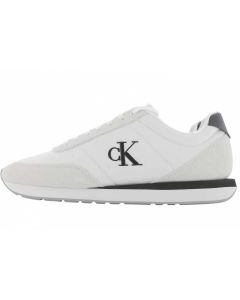 Calvin Klein Scarpe Uomo Retro Running Bianca/Nero