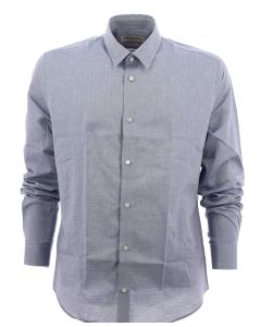 Trussardi Camicia Manica Lunga Regular Fit Uomo Tinta Unita