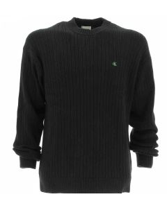 Pullover Cotone Girocollo Calvin Klein Uomo Tinta Unita a Cannete'