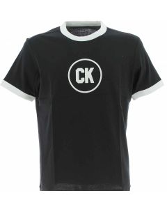 T Shirt Manica Corta Girocollo Calvin Klein Uomo Bicolore