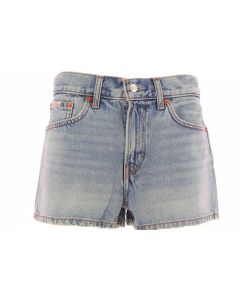 Short Jeans Corto Calvin Klein Donna Stone Wash Light Blue