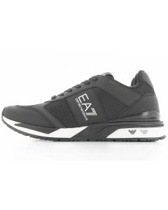 EA7 Emporio Armani Scarpe Running Unomo con Soletta Estraibile Black/Siver/White