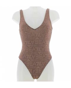 EA7 Emporio Armani Costume Bagno Intero Donna Multi Logo EA7 Tinta Unita