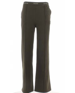 Calvin Klein Donna Pantalone Pantapalazzo in Felpa Garzata