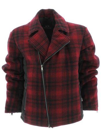 A|X Armani Exchange Uomo Giacca Doppio Petto Corta