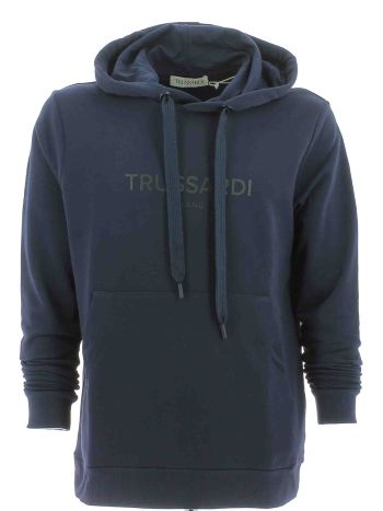 Trussardi Felpa Uomo Cappuccio Chiuso Tinta Unita