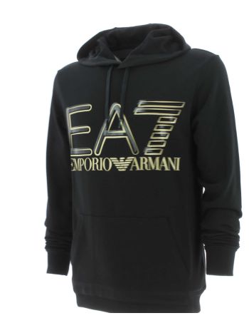 EA7 Emporio Armani Uomo Felpa Cappuccio Chiuso