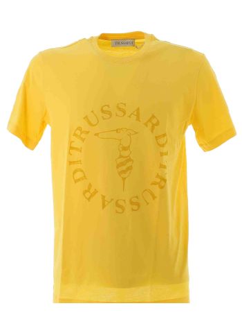 Trussardi Uomo T Shirt Manica Corta Giro Collo Tinta Unita