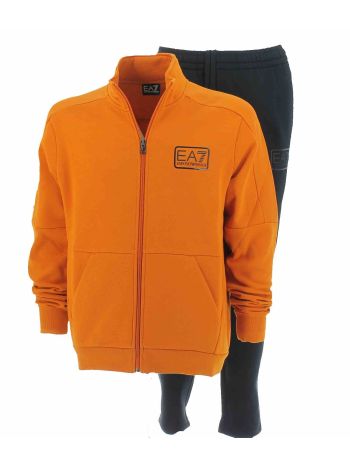 EA7 Emporio Armani Uomo Tuta Felpa Felpata Full Zip