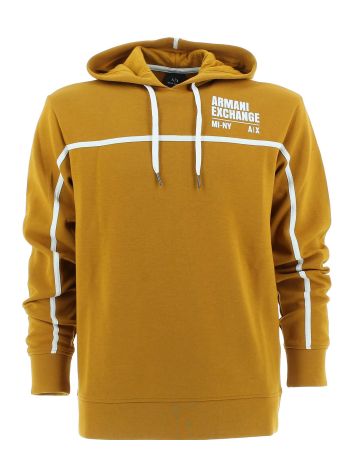 A|X Armani Exchange Uomo Felpa Cappuccio Chiuso