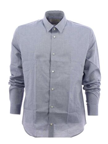 Trussardi Camicia Manica Lunga Regular Fit Uomo Tinta Unita