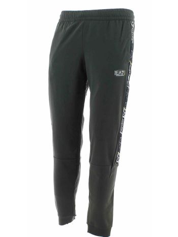EA7 Emporio Armani Uomo Pantalone Felpa Garzata con Tape Logato EA7