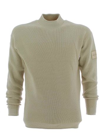 Calvin Klein Uomo Maglia Cotone Collo A Lupetto Tinta Unita