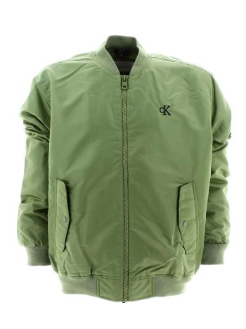 Calvin Klein Uomo Giacca Bomber Tinta Unita