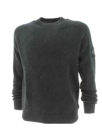 Calvin Klein Uomo Maglia Cotone Giro Collo Tinta Unita