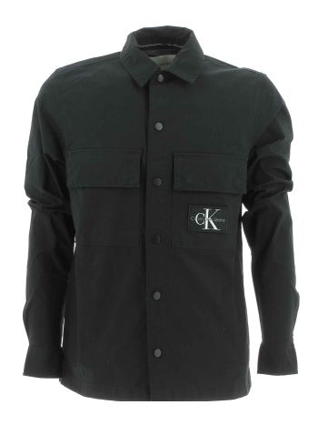 Calvin Klein Uomo Camicia Manica Lunga Doppia Tasca