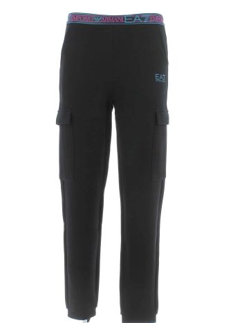 EA7 Emporio Armani Pantalone Donna in Felpa Cargo Natural Ventus