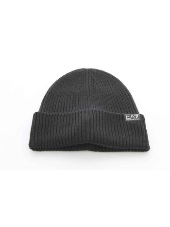EA7 Emporio Armani Berretto Lana Unisex Tinta Unita
