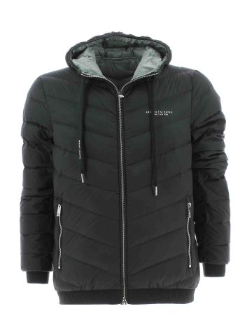 A|X Armani Exchange Uomo Giacca Con Cappuccio 100 Grammi In Piuma