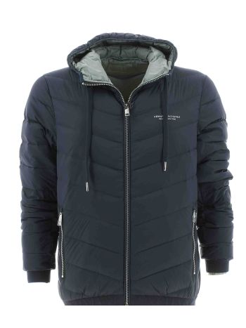 A|X Armani Exchange Uomo Giacca Con Cappuccio 100 Grammi In Piuma