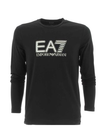 EA7 Emporio Armani Uomo T Shirt Tinta Unita Manica Lunga