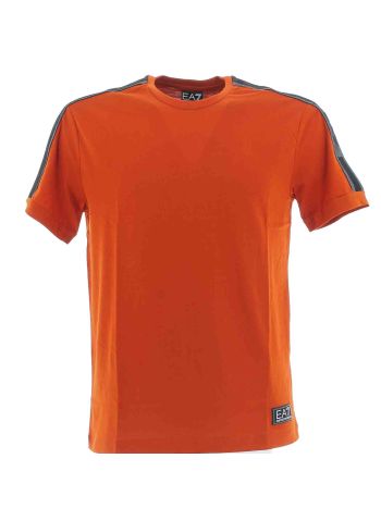 EA7 Emporio Armani T Shirt Manica Corta Girocollo Uomo Con Tape EA7