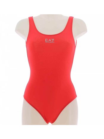 Costume Intero EA7 Emporio Armani Donna Tinta Unita Elasticizzato