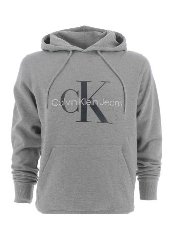 Calvin Klein Uomo Felpa Felpata Cappuccio Chiuso Tinta Unita