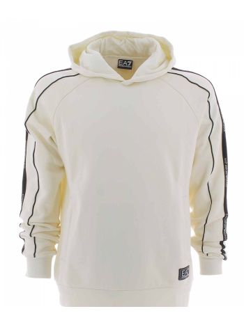 Felpa Felpata EA7 Emporio Armani Uomo Cappuccio Chiuso Uomo Tinta Unita