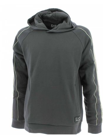 Felpa Felpata EA7 Emporio Armani Uomo Cappuccio Chiuso Uomo Tinta Unita
