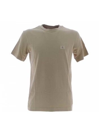 T Shirt Girocollo Calvin Klein Uomo Manica Corta Tinta Unita Basic