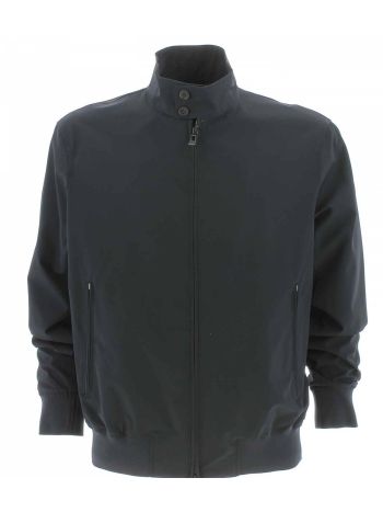 Giacca Bomber A|X Armani Exchange Uomo Blu con Collo alla Coreana
