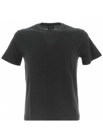 T Shirt Manica Corta Girocollo A|X Armani Exchange Uomo con Tessuto Logato AX