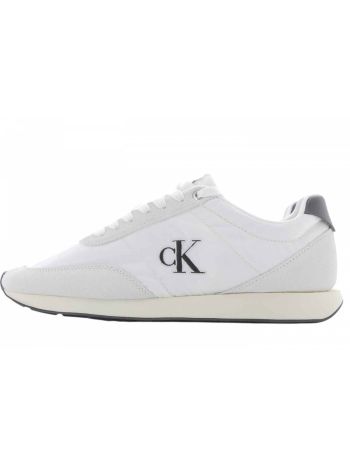 Scarpe Retro Running Calvin Klein Uomo Bioanco/Nero