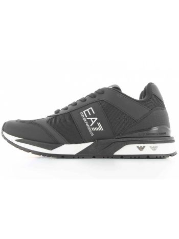EA7 Emporio Armani Scarpe Running Unomo con Soletta Estraibile Black/Siver/White