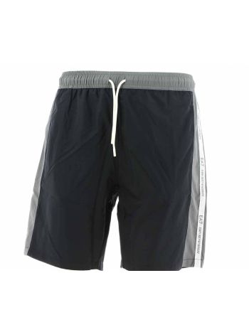 EA7 Emporio Armani Uomo Boxer Mare Lungo Bicolore Con Elastico in Vita