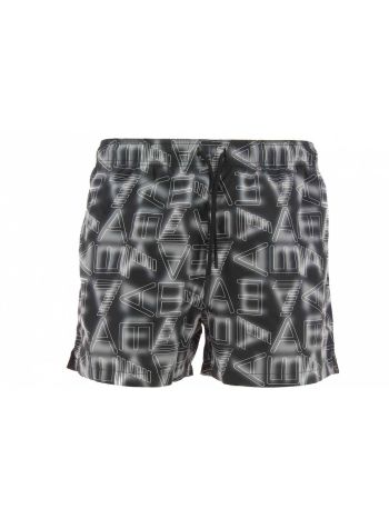 EA7 Emporio Armani Uomo Boxer Mare Con Elastico in Vita Multi Logo EA7