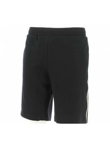 EA7 Emporio Armani Uomo Bermuda Felpa Garzata con Tape Logato EA7 Tinta Unita
