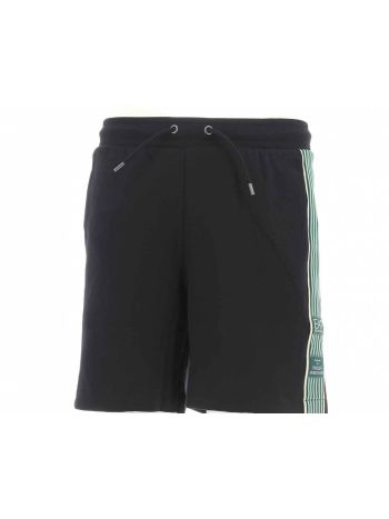 EA7 Emporio Armani Uomo Bermuda Felpa Garzata con Banda Laterale a Righe