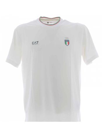 Olimpiadi Cortina 2026 EA7 Emporio Armani Uomo T Shirt Manica Corta Girocollo