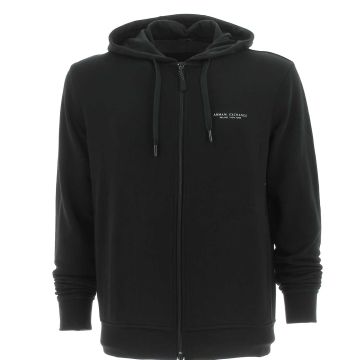 A|X Armani Exchange Uomo Maglia Felpa Full Zip Cappuccio