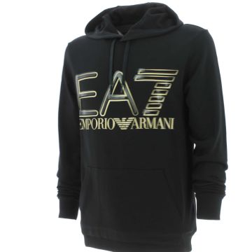 EA7 Emporio Armani Uomo Felpa Cappuccio Chiuso