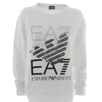 EA7 Emporio Armani Donna Felpa Giro Collo