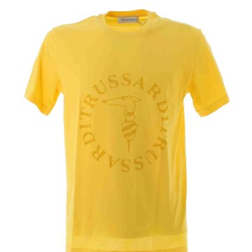 Trussardi Uomo T Shirt Manica Corta Giro Collo Tinta Unita