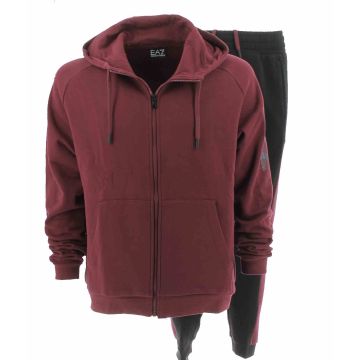 EA7 Emporio Armani Uomo Tuta Felpa Full Zip Cappuccio