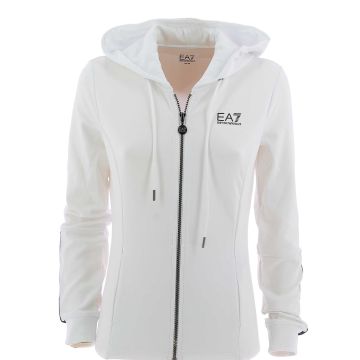 EA7 Emporio Armani Donna Felpa Full Zip Cappuccio