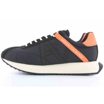 Armani Exchange Uomo Scarpe Running Nero/Bianco/Arancio