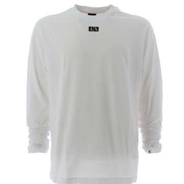 A|X Armani Exchange Uomo T Shirt Manica Lunga Giro Collo