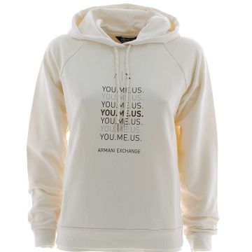 A|X Armani Exchange Donna Felpa Cappuccio Chiuso ICON