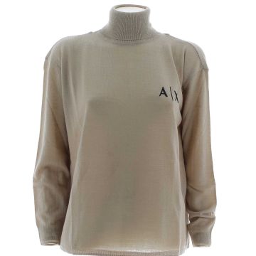 A|X Armani Exchange Donna Maglia Lana Collo Alto